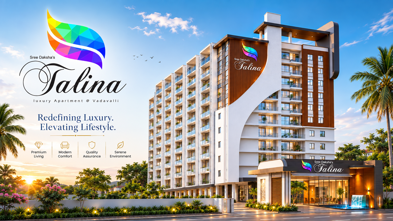 Front view of apartment talina