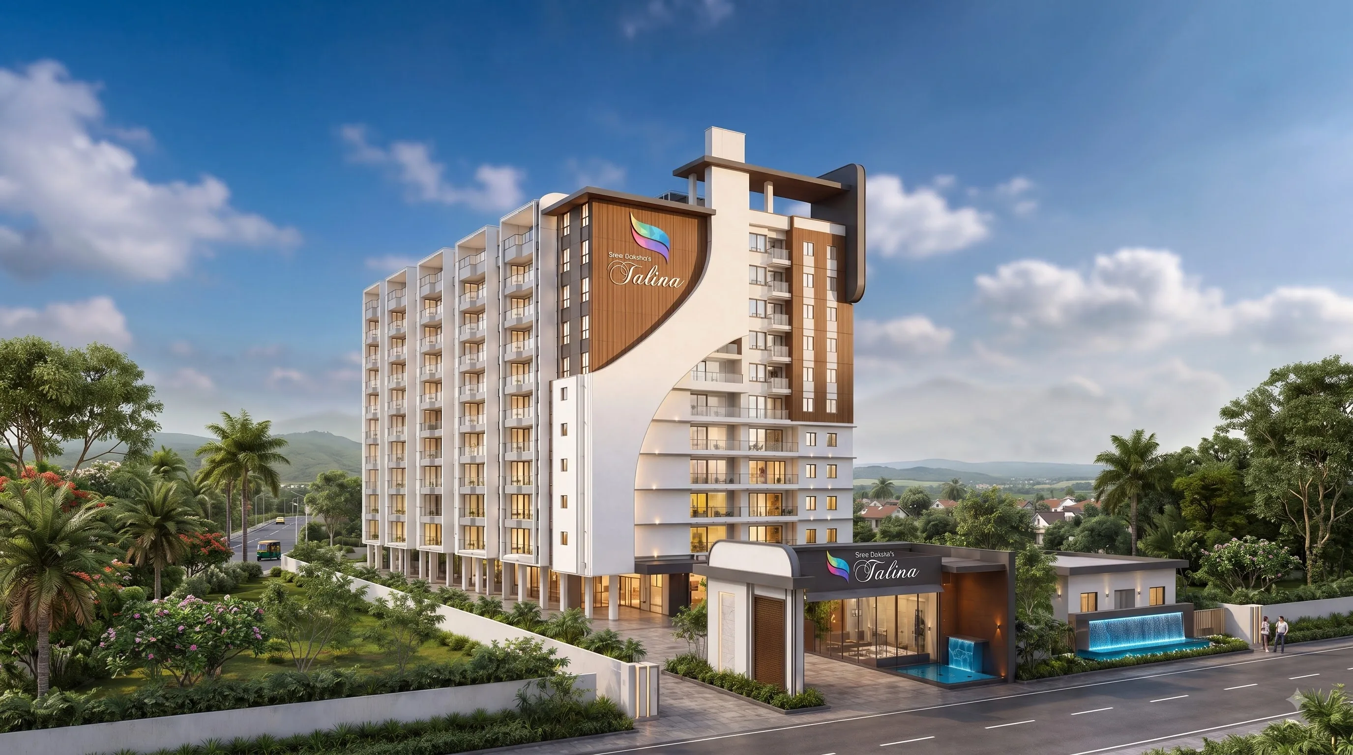 front view of Diora apartment in coimbatore