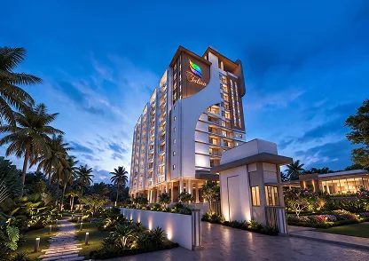 Sree Daksha talina apartments architectural elevation view