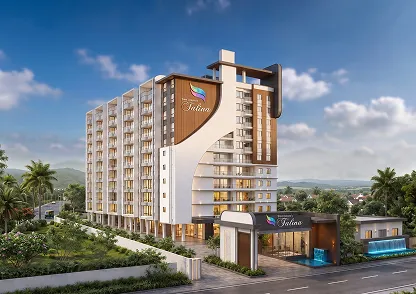 Sree Daksha talina apartments architectural elevation view